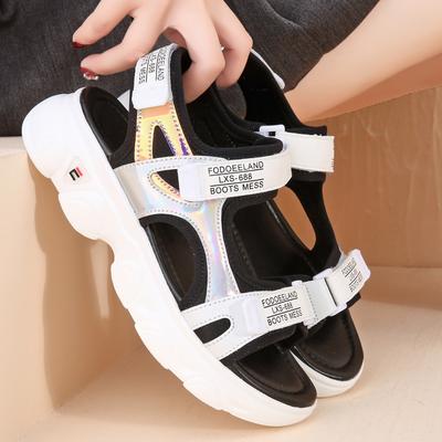 33-42 Grandi bambini antiscivolo e resistenti all'usura Moda casual Sandali con suola spessa Scarpe da spiaggia Pantofole Scarpe da donna Scarpe per bambini