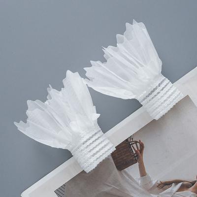 Multilayer Ruffle False Sleeve Cuffs Detachable Lace Cuff New Fake Cuff  Manicure Photography Props