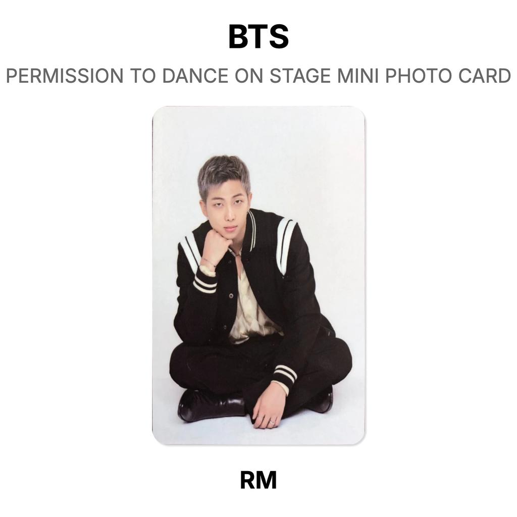 BTS PERMISSÃO PARA DANÇAR NO PALCO MINI CARTÃO FOTOGRÁFICO Fotocarteira Oficial