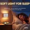 2-Pack Motion Sensor Night Light with 3 Lighting Modes, 1500mAh Battery, Auto On/Off, Rechargeable Warm White Closet Lamp for Be