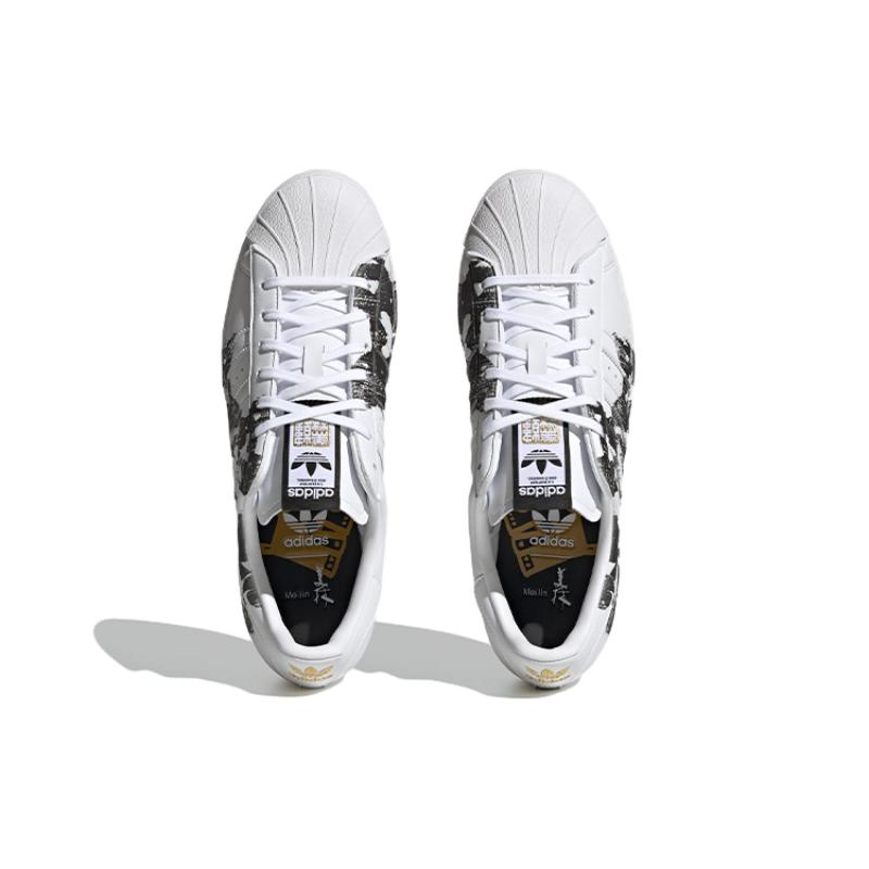adidas Originals Superstar 80s X Han Meilin 'White Black' Sneakers ID4387