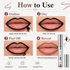 Lippenkonturenstift Peeling Lip Stain Tattoo Langanhaltend Matt Wasserdicht Wischfest Transferfest Lippenkosmetik für den ganzen Tag