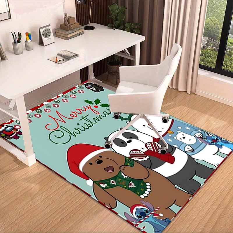 Nightly Friends bears Adventure Carpet, Chair Rug,Rug for Office Bedroom living rooms, Doormat decor Fan Gift Christmas Gift