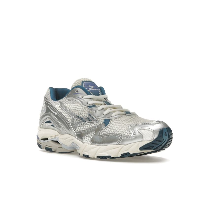 Mizuno Unisexové tenisky Wave Rider 10 Arctic Ice Sněhově bílá Stříbrná D1GA243101