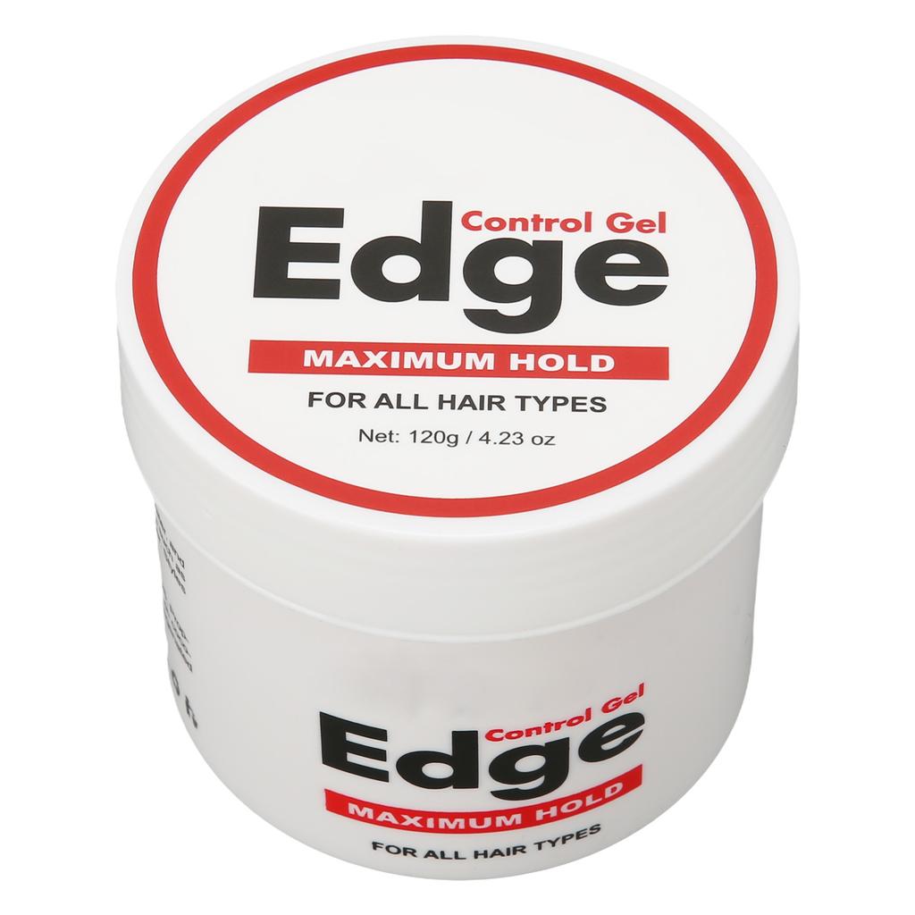 Edge Control Gel 120g Edge Control Smoother Strong Hold Non Greasy Organic Ingredients Edge Control Wax for Women Hair