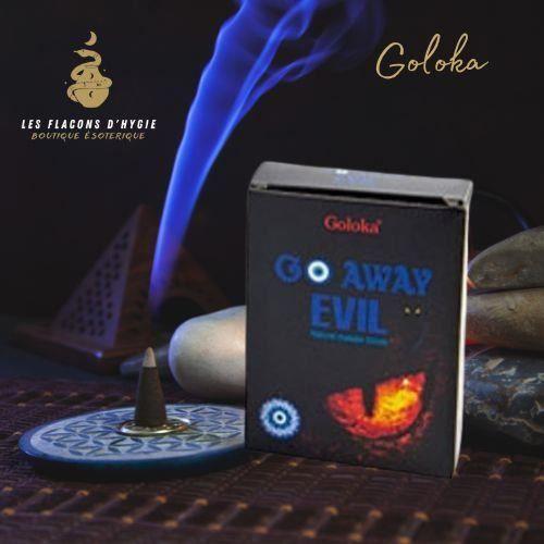 Encens en cônes - GOLOKA - Go Evil - Parfum envoûtant - Méditation - Mixte