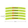 Decorative 20Pcs Car Wheel Hub Reflective Stickers Safety Warning Rim Decals Auto Exterior Upgrade Car-Styling For Skoda Octavia xkbf53