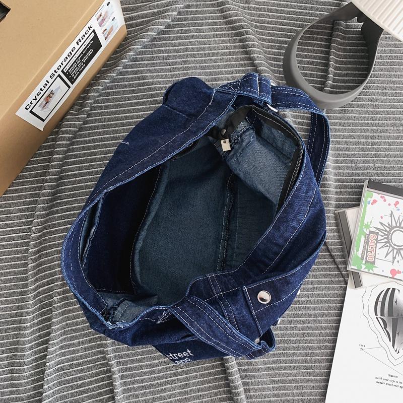 Denim Women's Bag Large Capacity Shoulder Bag Student Crossbody Bag