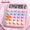 Candy Color Portable Cartoon Calculator for Kids and Office Use