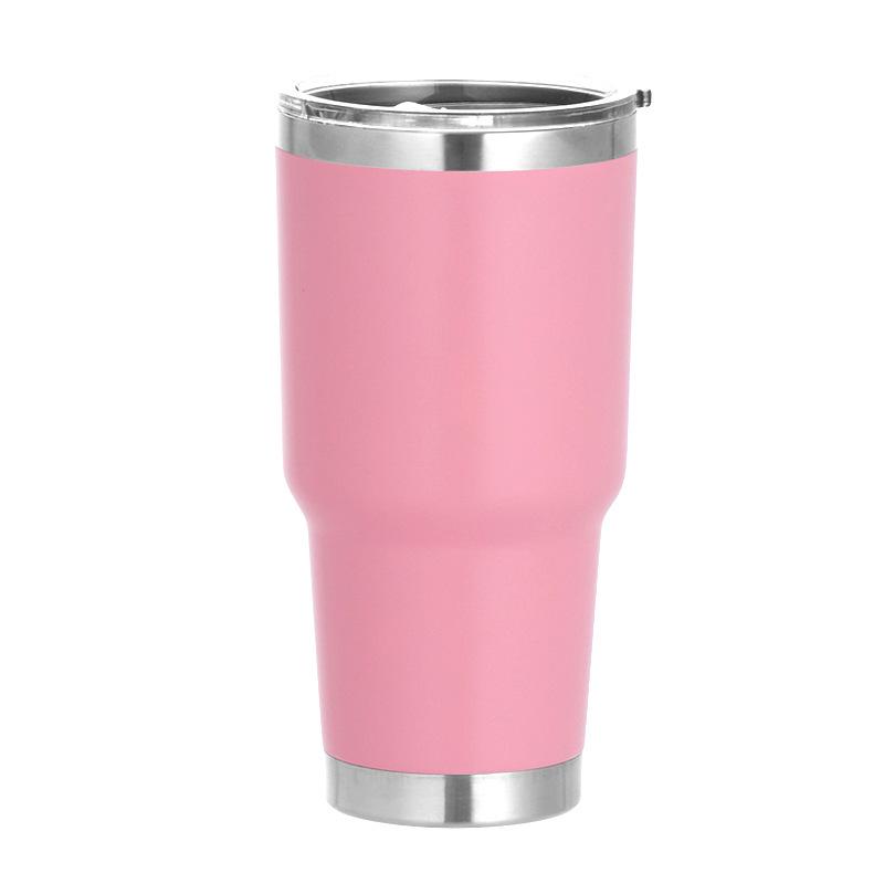 30oz 304 Stainless Steel Vacuum Insulated Car Cup with Powder Coating.