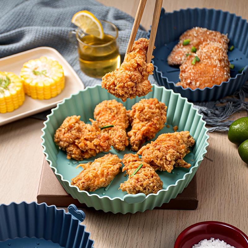 Kulatá silikonová podložka na pečení a grilovací podložka