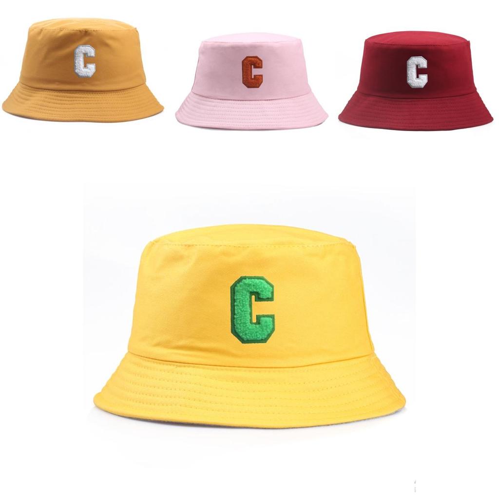 New Letter C Bucket Hat Fisherman Cap For Men And Women