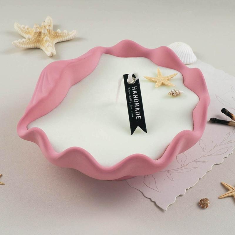Versatile Candle Mold Conch Shaped Silicone Mold lNon-stick Easy To Mold for Making Candle Plaster Home Decorations