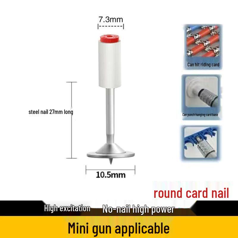 Compact Multi-Function Nail Gun with Integrated Fasteners