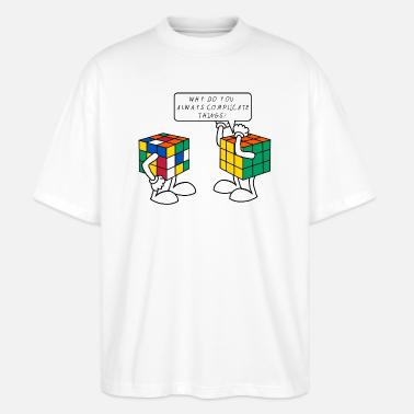 

The Rubiks Cube Humor Makes Things Complicated Mens Tshirt Cotton Bestseller 3XL