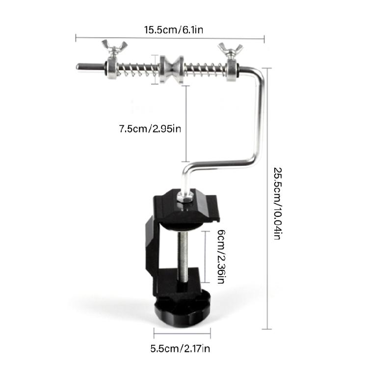 Fishing Line Winders Spooler with Clamp Stable Spooler Machine Spool Spooling Station System Fishing Reel Spooler