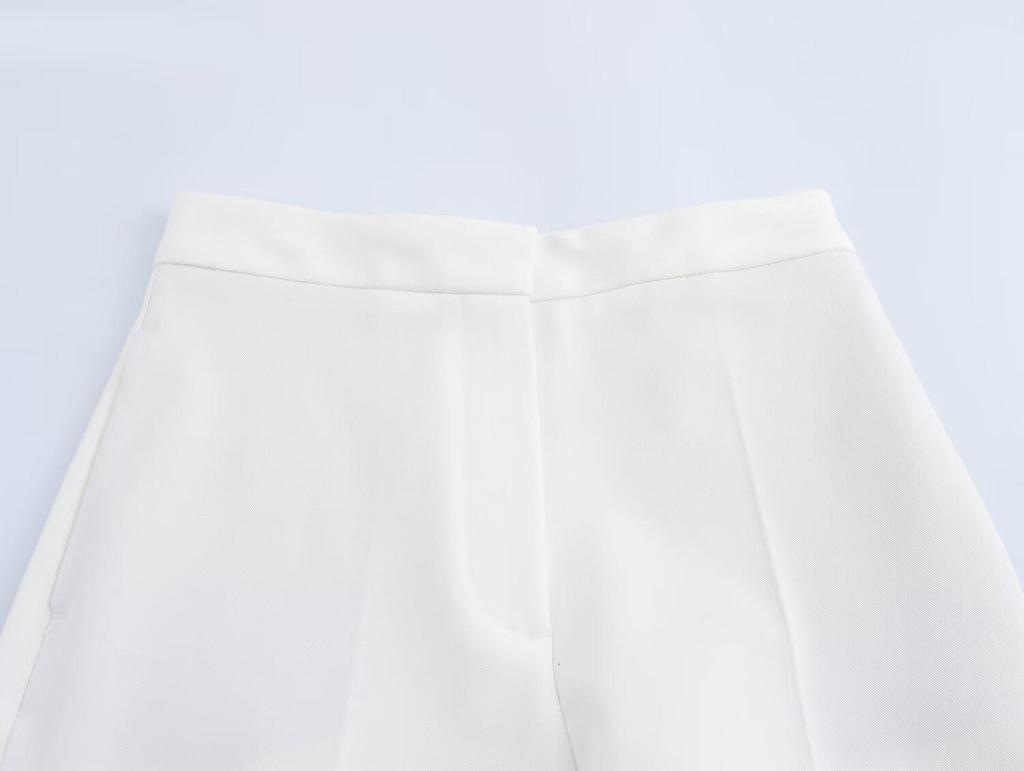 2025 Spring Women's High Waist Wide Leg Pants - European & American Style, Simple & Versatile Casual Fashion