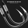 1Box High Carbon Steel High-carbon Steel fishhook Wacky Weedless Worm Wide Gap fishing hook Soft Worm Bass Fishing Fishing Hooks