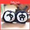Cute Bubble Blowing Monkey Keychain Plush Toy Super Soft Short Pile Fabric