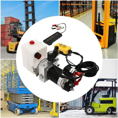 12V hydraulické čerpadlo pro sklápěcí přívěs, hydraulický agregát, jednočinné hydraulické čerpadlo pro sklápěcí hydraulická čerpadla