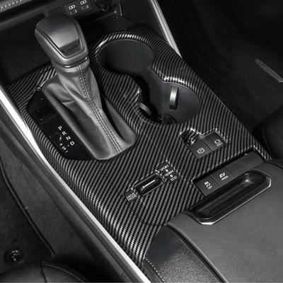 Pre Toyota Highlander Hybrid 2022 Štýl uhlíkových vlákien Kryt panelu radiacej páky Dekoračné nálepky Príslušenstvo do interiéru auta