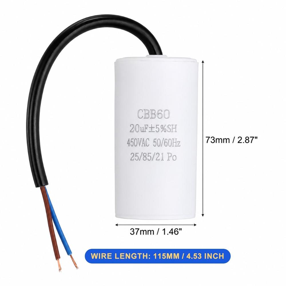 450V CBB60 Capacitor 50/60Hz Water Pump Capacitor Durable Start Capacitor
