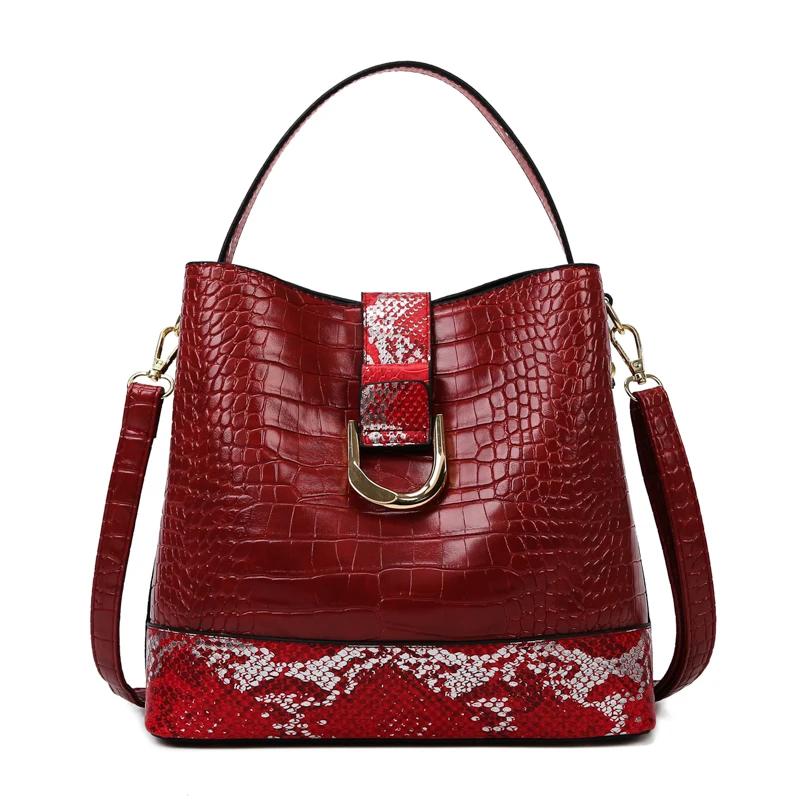 2025 New Soft Leather Bags Luxury Designer Handbags Brand High Quality Crocodile Pattern Women Crossbody Shoulder Bag Sac à main