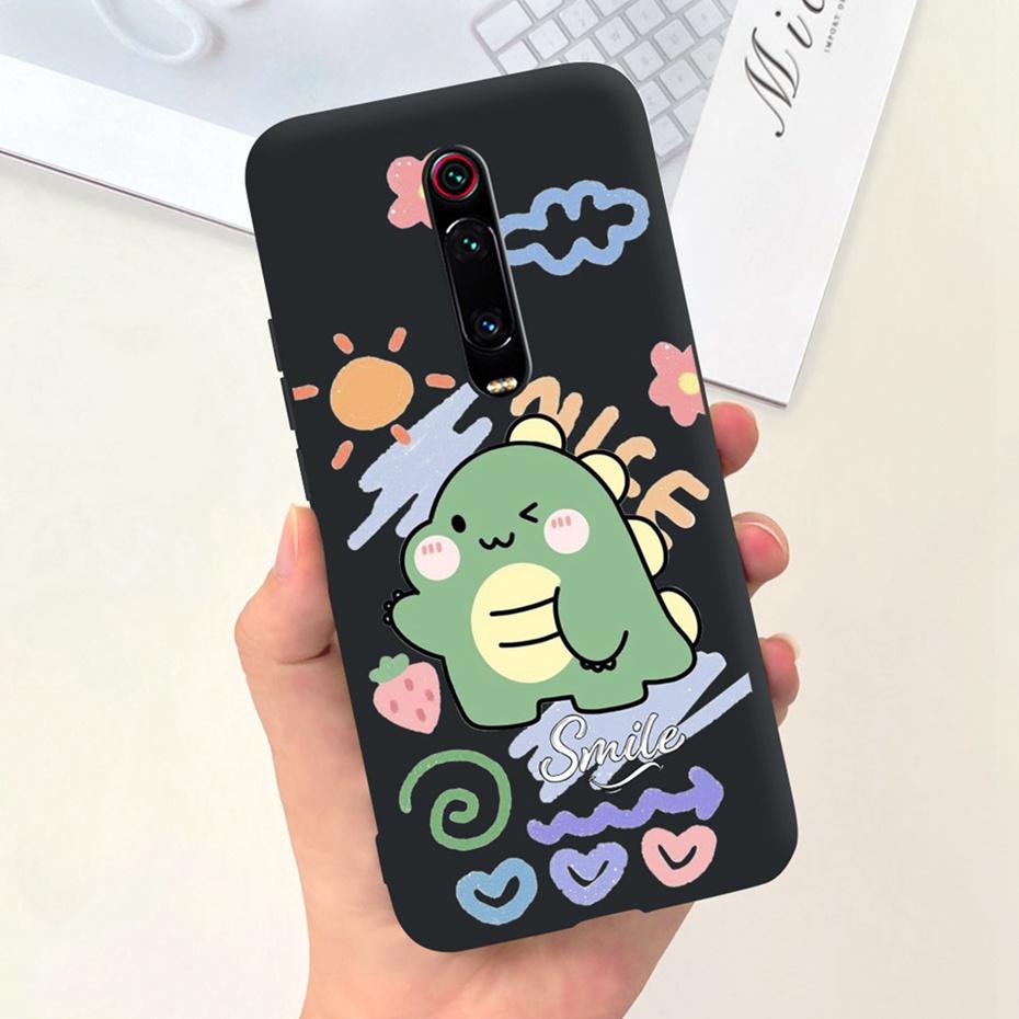 Kreslený obal pro Xiaomi Mi 9T Pro Mi9T Roztomilý barevný měkký silikonový zadní kryt pro Xiaomi Mi 9T 9 T 9TPro Pouzdra na telefon