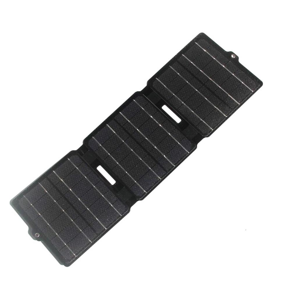 

Portable 15W 5V Tri-Fold ETFE Solar Panel Mobile Phone Charger with Dual USB Port