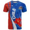 Chile 3D Printing T Shirt Man Summer O-Neck Short Sleeve Oversized Top Casual