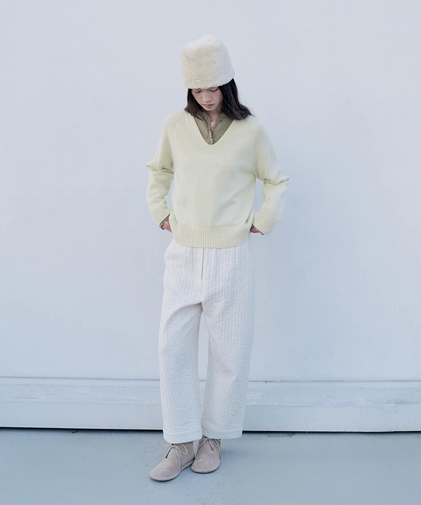Monokeulom Newsy Pants (Ivory)