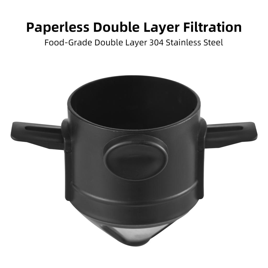 Czajnik kempingowy z kubkiem i filtrem do kawy na zewnątrz Czajnik do gotowania wody Czajnik turystyczny 1,4L