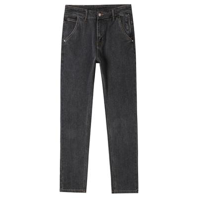 Spring and Summer Men's Jeans Small Straight Stretch Pants Men's Business Pants