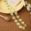 2meters/Lot Flower Embroidery Lace Fabric Ribbons For Needlework Clothing Sewing Accessories Sewing Materials Home Decorative