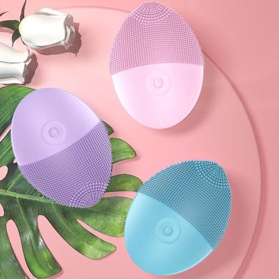 Demachiant electric pentru față Mini demachiant siliconic pentru față Detergent facial Perie pentru față Demachiant facial Instrument de frumusețe