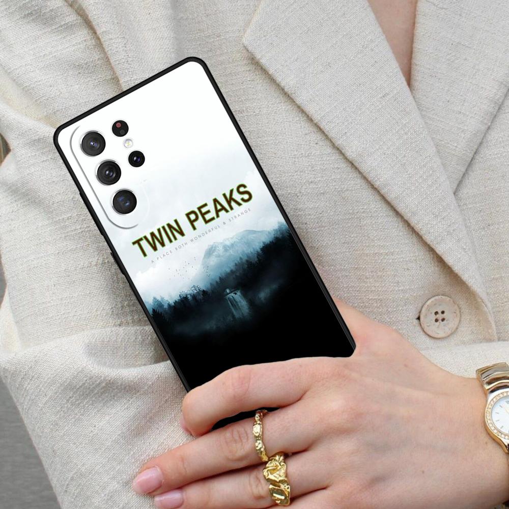 twin peaks SOFT Cell Phone Case for Samsung Galaxy S26 Ultra S25 S24 S23 S22 S21 S20 Note10 Cover