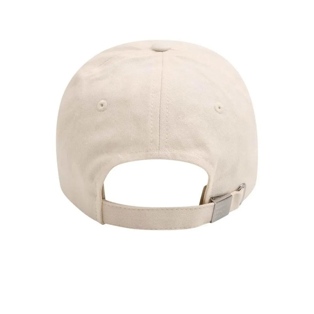 Unisex Logo Embroidered Cursive Long Brim Ball Cap (N255AP264P)