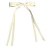 10PCS Soft Polyester Hair Barrettes Double Ribbon Bows Design Nonslip Duckbills Clip For Daily Use And Sports