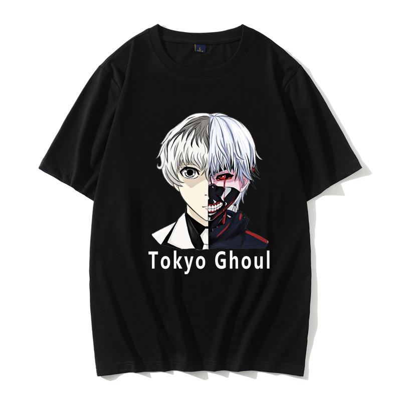 Tokyo Ghoul Printed Men T-shirt Summer Women Casual Short Sleeve Streetwear Tees Clothes Anime Graphic T Shirt Tops