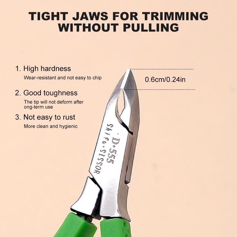 1Pcs New Cuticle Nippers Nail Manicure Cuticle Scissors Clippers Trimmer Dead Skin Remover Pedicure Stainless Steel Cutters Tool