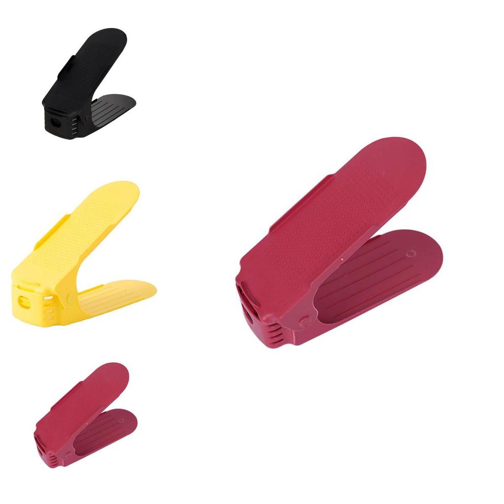 Klassischer Schwarzer Verstellbarer Schuh-Organizer Platzsparendes Aufbewahrungsregal Für Stilvolle Wohnungen