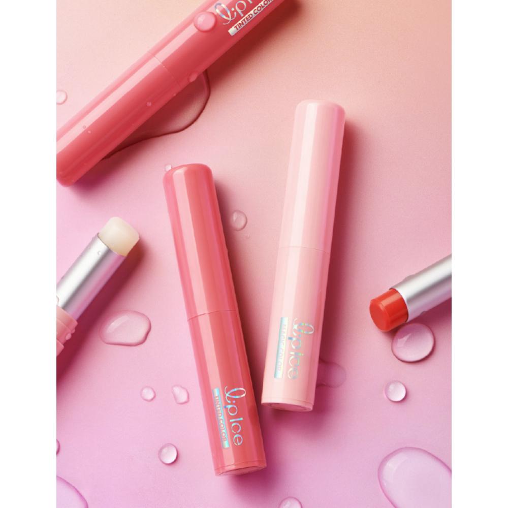 Baume à lèvres Mentholatum Lip Ice Magic Color Fraise, 2 pièces, 2 g