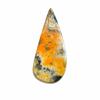 Yellow Turquoise Teardrop Cabochon Gemstone | Unique Jewelry Making Stone