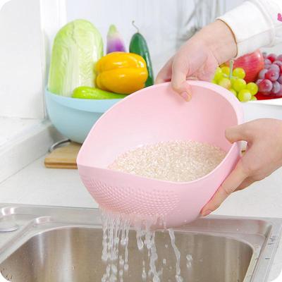Kitchen Rice and Vegetable Washing Sieve and Drain Basket