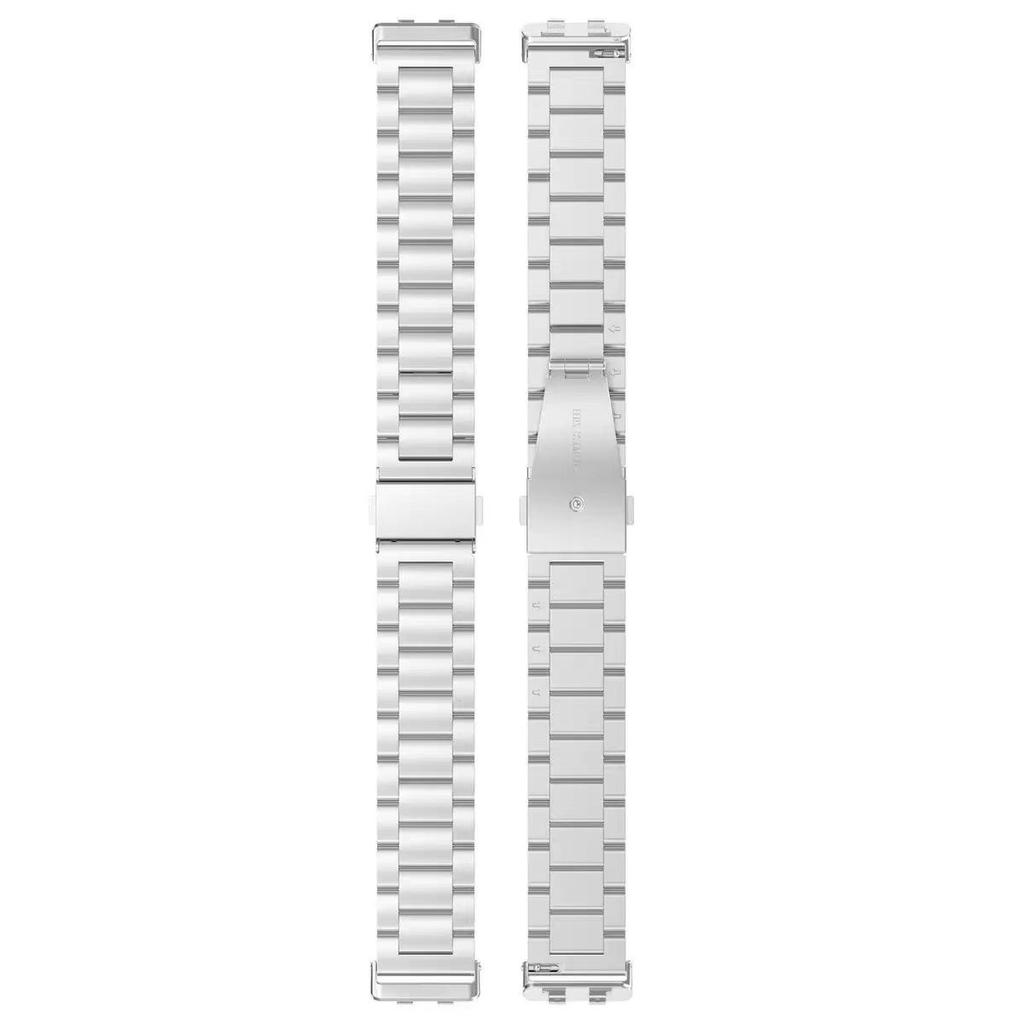 Compatible with Huawei Band 11 Pro: Three-Bead Stainless Steel Strap