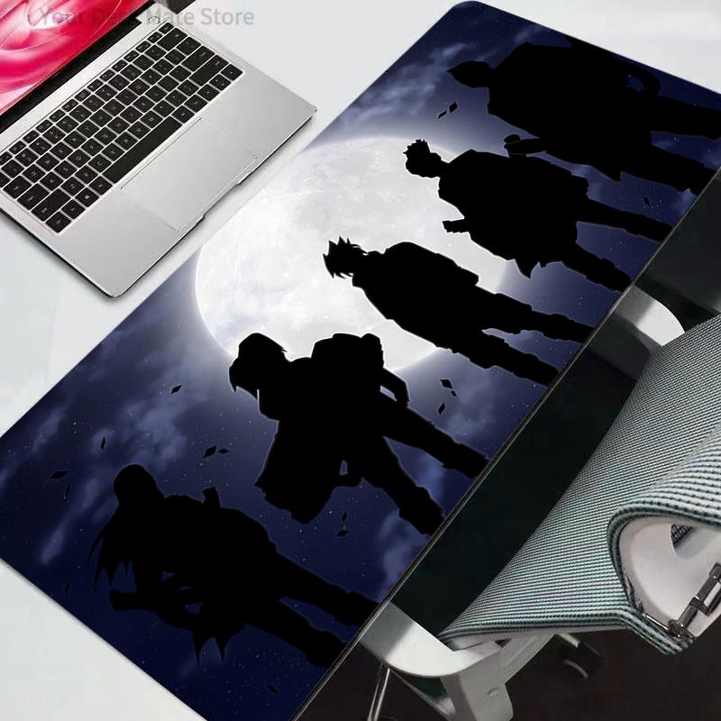 Computer Varmilo Keyboard Naruto Mouse Pad Anime Gaming Accessories Table XXL Gamer Carpet Desk Mat  Mousepad Durable