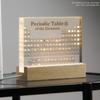 Figurine Acrilice Elemente Reale Tabela Periodică Instrument Diagramă Chimie Suport Fizic Predare Cadou Creativ Decor Birou