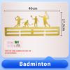 Factory Direct Custom Large Wall Hanger Metal Medal Display Rack for Bulk Medals & Awards Storage