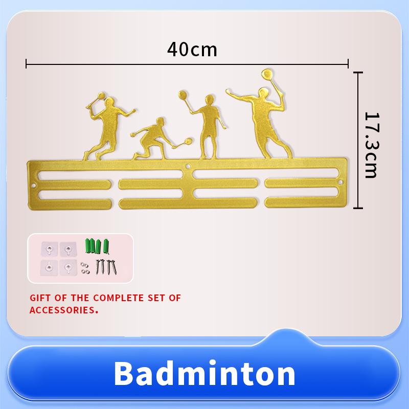 Factory Direct Custom Large Wall Hanger Metal Medal Display Rack for Bulk Medals & Awards Storage