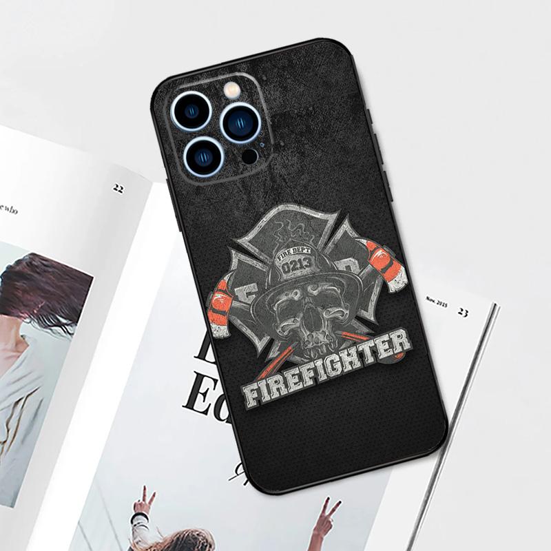 Firefighter Heroes Case For iPhone 14 13 12 11 15 Pro Max Plus XS Max X XR 7 8 Plus 13 12 Mini Phone Cover